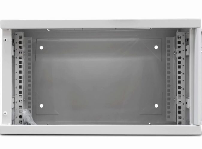 300mm Deep Racking 6u 300mm deep EL wall mount network data comms rack cabinet in grey CAB ...