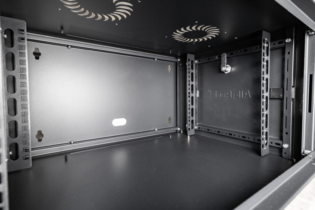 300mm Deep Racking 6u 300mm deep Allrack wall mount rack cabinet comms enclosure CAB6WB300 ...