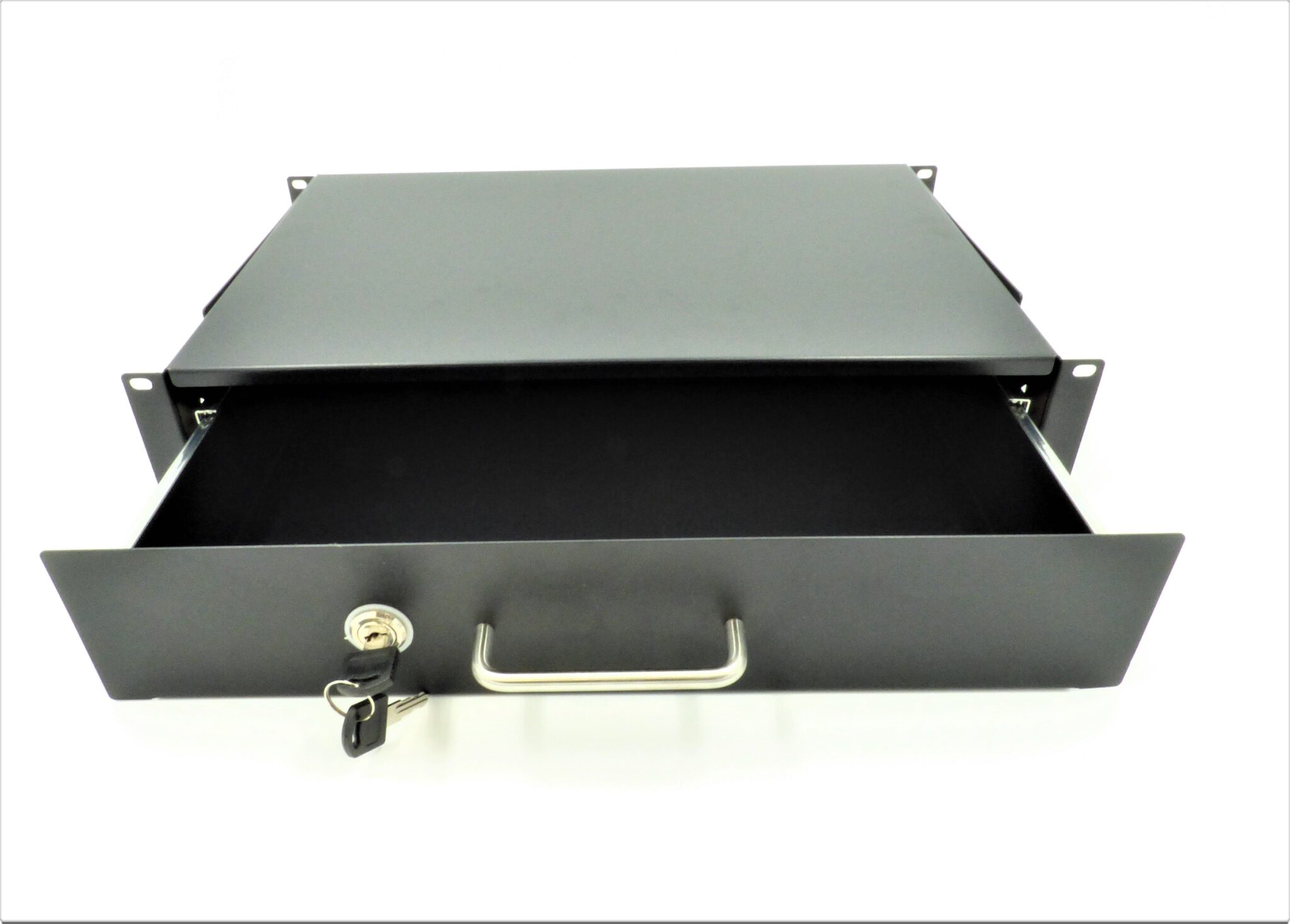 2u lockable drawer for All-Rack branded racks RD2UBLK – 123 Racks